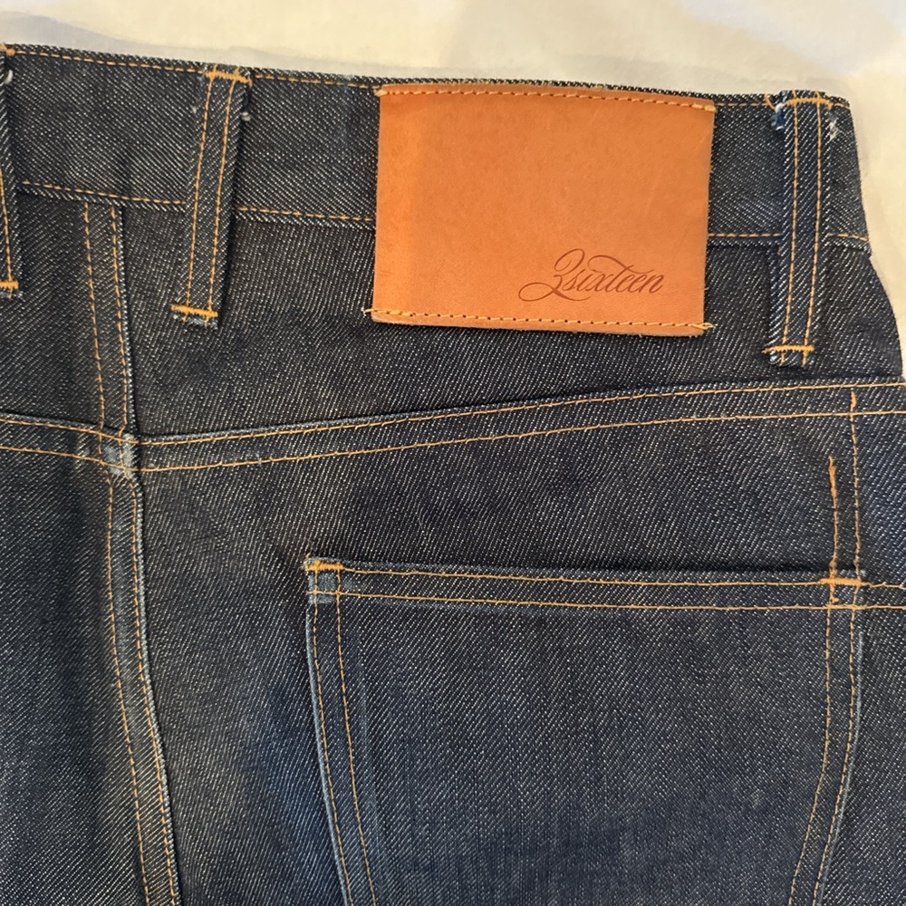 3sixteen 14.5oz ST-100x Slim Tapered Indigo Selvedge Denim